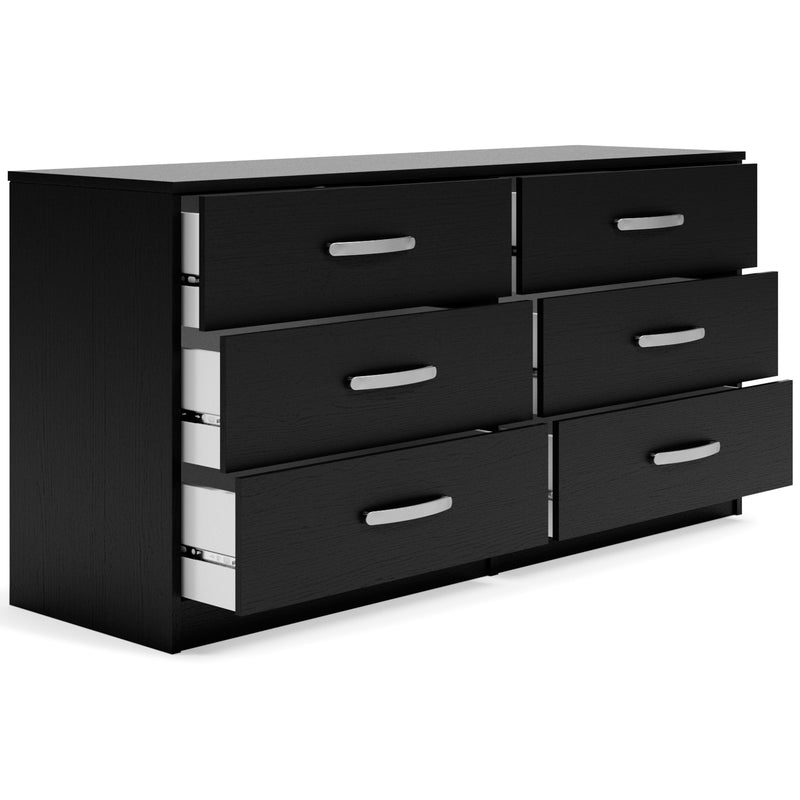 Finch - Black - Six Drawer Dresser - 29'' Height-Washburn's Home Furnishings