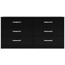 Finch - Black - Six Drawer Dresser - 29'' Height-Washburn's Home Furnishings