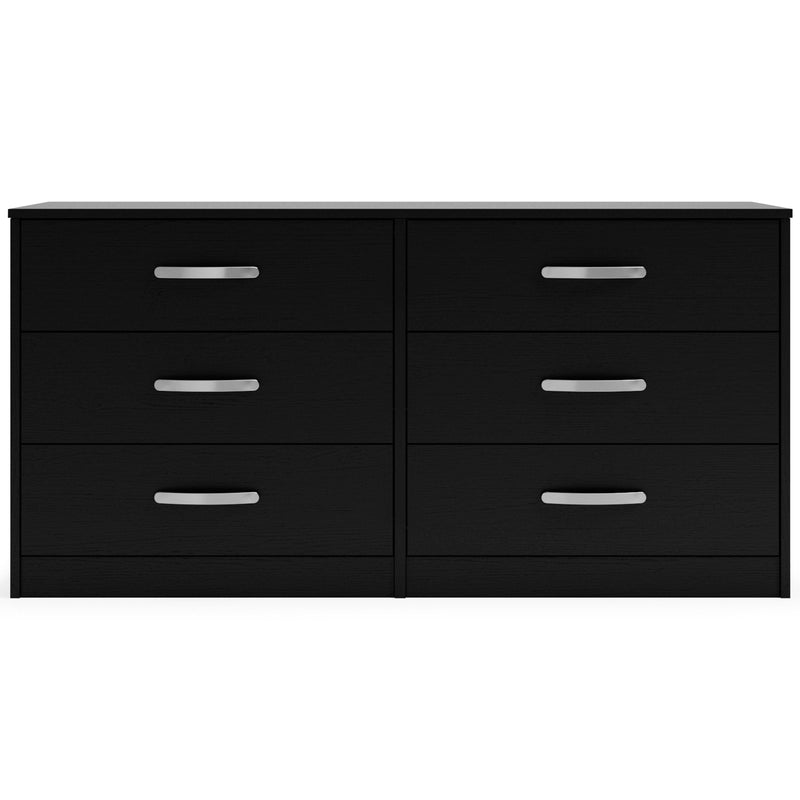 Finch - Black - Six Drawer Dresser - 29'' Height-Washburn's Home Furnishings