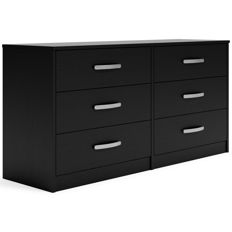 Finch - Black - Six Drawer Dresser - 29'' Height-Washburn's Home Furnishings