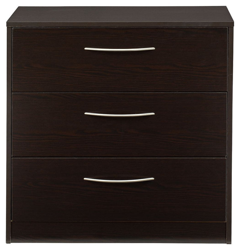 Finch - Black - Three Drawer Chest-Washburn's Home Furnishings