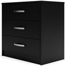 Finch - Black - Three Drawer Chest-Washburn's Home Furnishings