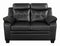 Finley - Tufted Upholstered Loveseat - Black-Washburn's Home Furnishings