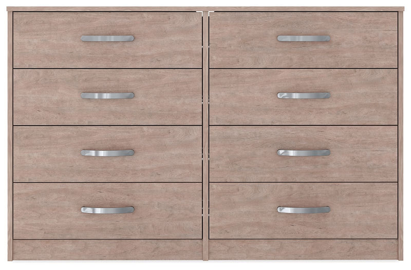 Flannia - Gray - Eight Drawer Dresser-Washburn's Home Furnishings