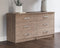 Flannia - Gray - Six Drawer Dresser-Washburn's Home Furnishings