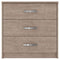 Flannia - Gray - Three Drawer Chest-Washburn's Home Furnishings