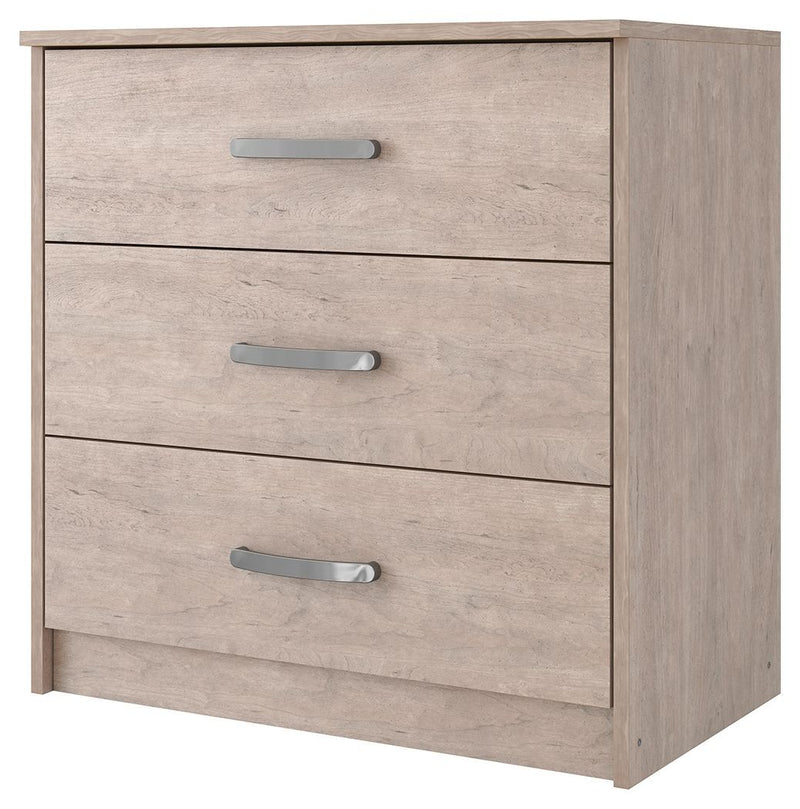 Flannia - Gray - Three Drawer Chest-Washburn's Home Furnishings