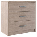 Flannia - Gray - Three Drawer Chest-Washburn's Home Furnishings