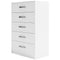 Flannia - White - Five Drawer Chest-Washburn's Home Furnishings