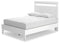 Flannia - White - Full Panel Platform Bed-Washburn's Home Furnishings