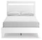 Flannia - White - Full Panel Platform Bed-Washburn's Home Furnishings