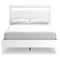 Flannia - White - Queen Panel Platform Bed-Washburn's Home Furnishings