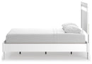 Flannia - White - Twin Panel Bed-Washburn's Home Furnishings