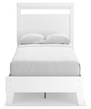 Flannia - White - Twin Panel Bed-Washburn's Home Furnishings