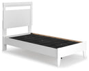 Flannia - White - Twin Panel Bed-Washburn's Home Furnishings