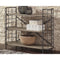 Flintley - Brown/gunmetal - Bookcase-Washburn's Home Furnishings