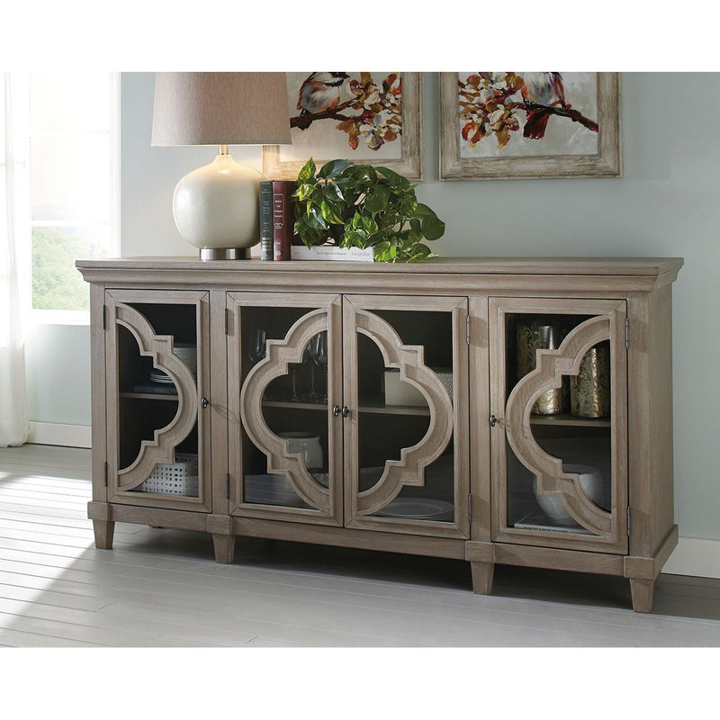 Fossil - Gray - Accent Cabinet-Washburn's Home Furnishings