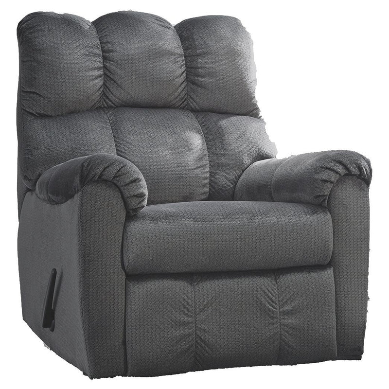 Foxfield - Charcoal - Rocker Recliner-Washburn's Home Furnishings