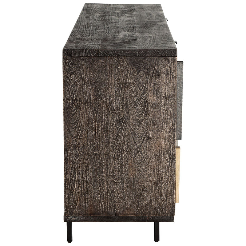 Franchester - Brown - Accent Cabinet-Washburn's Home Furnishings