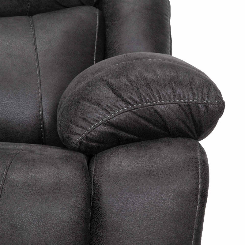 Franklin Caesar Fabric Recliner in Westview Slate-Washburn's Home Furnishings