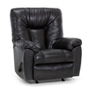 Franklin Connery Leather Rocker Recliner in Ranger Black Bean-Washburn's Home Furnishings