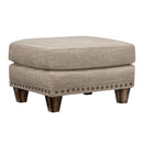 Franklin Hobbs Chair and Ottoman in Sandstone-Washburn's Home Furnishings