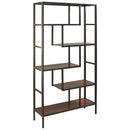 Frankwell - Brown/black - Bookcase-Washburn's Home Furnishings