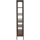 Frankwell - Brown/black - Bookcase-Washburn's Home Furnishings