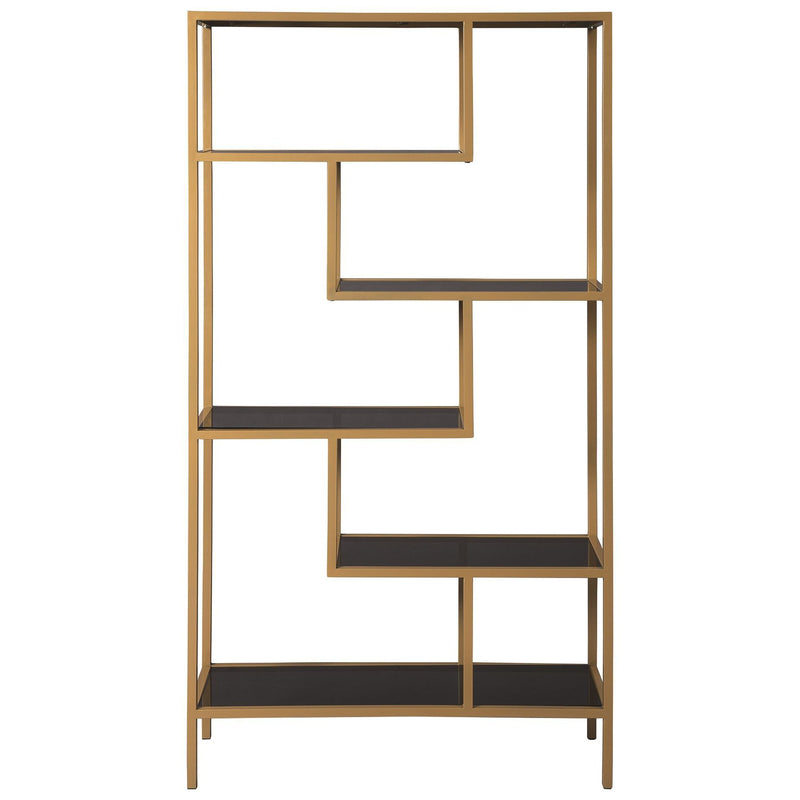 Frankwell - Gold Finish - Bookcase-Washburn's Home Furnishings