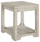 Fregine - Whitewash - Rectangular End Table-Washburn's Home Furnishings