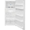 Frigidaire 18.3 Cu Ft Top Mount Refrigerator in White-Washburn's Home Furnishings