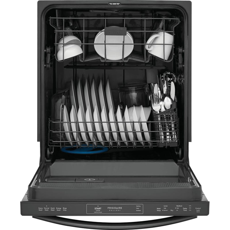 Frigidaire Gallery 24" Built-In Dishwasher in Black Stainless-Washburn's Home Furnishings