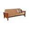 Futon Frame With Slat Detail - Light Brown-Washburn's Home Furnishings