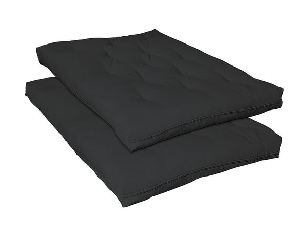 Futon Mattresses Deluxe Futon Pad - Black-Washburn's Home Furnishings