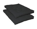 Futon Mattresses Deluxe Innerspring Futon Pad - Black-Washburn's Home Furnishings