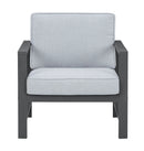 Fynnegan - Gray - Lounge Chair W/cushion (2/cn)-Washburn's Home Furnishings