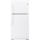 GE 19.2cf Top Freezer Refrigerator in White-Washburn's Home Furnishings