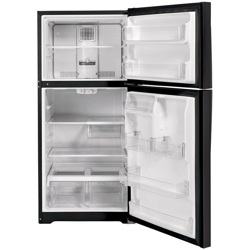 GE 21.9 Cu Ft Top Mount Refrigerator in BLAKE SLATE-Washburn's Home Furnishings