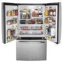 GE 27cf French Door Refrigerator in S/S-Washburn's Home Furnishings