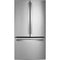 GE 27cf French Door Refrigerator in Stainless Steel-Washburn's Home Furnishings