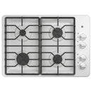 GE 30" Coocktop in White-Washburn's Home Furnishings