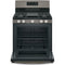 GE 30" Free-Standing Gas Range with Steam Cleaning Oven in Slate-Washburn's Home Furnishings