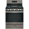 GE 30" Free-Standing Gas Range with Steam Cleaning Oven in Slate-Washburn's Home Furnishings