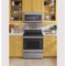 GE 30" Freestanding Electric Convection Range with Air Fry in Stainless Steel-Washburn's Home Furnishings