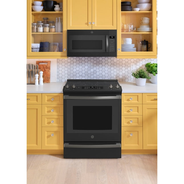 GE 30" Slide-In Electric Convection Range with No Preheat Air Fry-Washburn's Home Furnishings