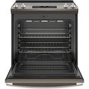 GE - 5.3 Cu. Ft. Self-Cleaning Slide-In Electric Range - Slate-Washburn's Home Furnishings