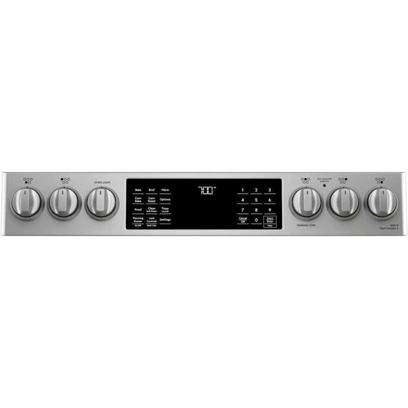 GE Cafe 30" Slide In Electric Range in Stainless-Washburn's Home Furnishings