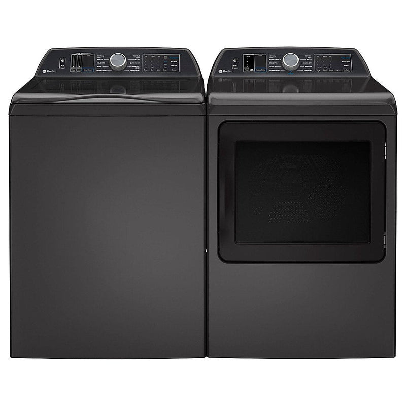 GE Profile 5.4 cu. ft. High-Efficiency Smart Top Load Washer with Quiet Wash Dynamic Balancing Technology in Diamond Gray-Washburn's Home Furnishings