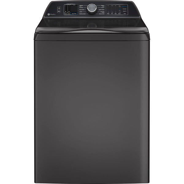 GE Profile 5.4 cu. ft. High-Efficiency Smart Top Load Washer with Quiet Wash Dynamic Balancing Technology in Diamond Gray-Washburn's Home Furnishings