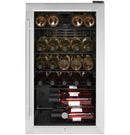 GE Wine Center - Stainless Steel w/ Black Case-Washburn's Home Furnishings